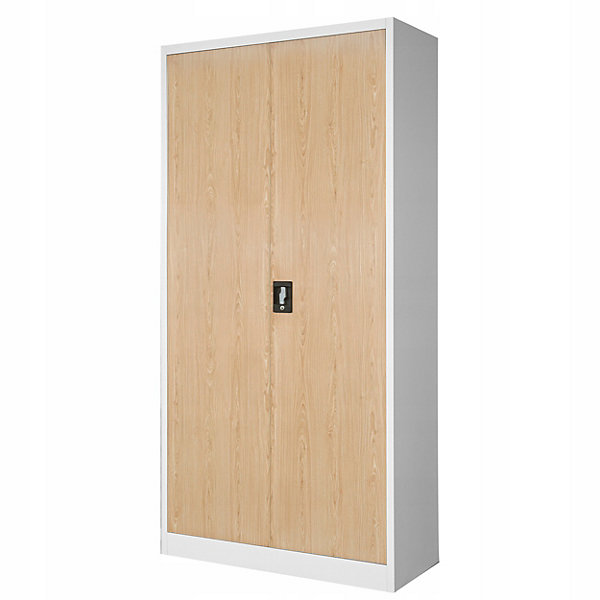 Armoire en métal verrouillable JAN H, 900 x 1950 x 400 mm, beige