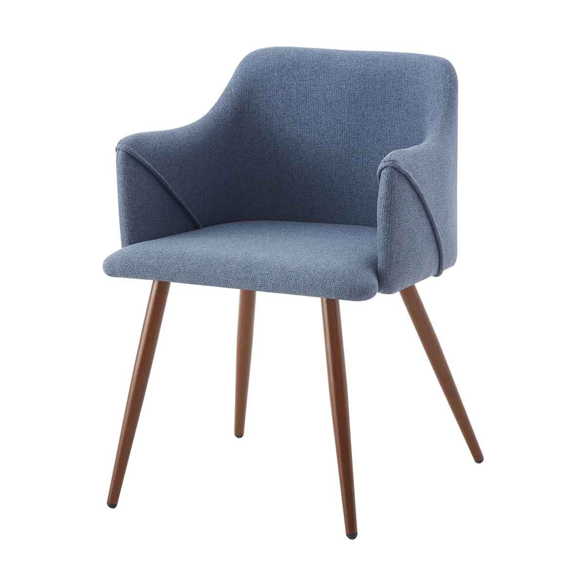 Cadeirão ALDRIDGE em tecido azul