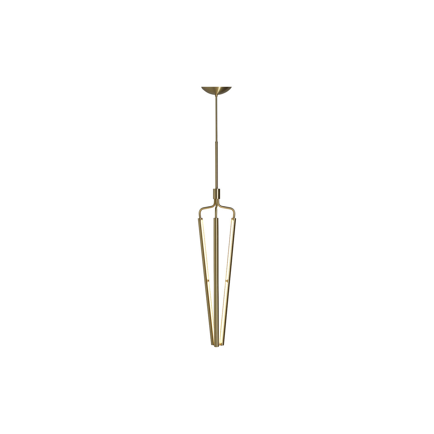 Archangel 3 815 Chandelier, brass