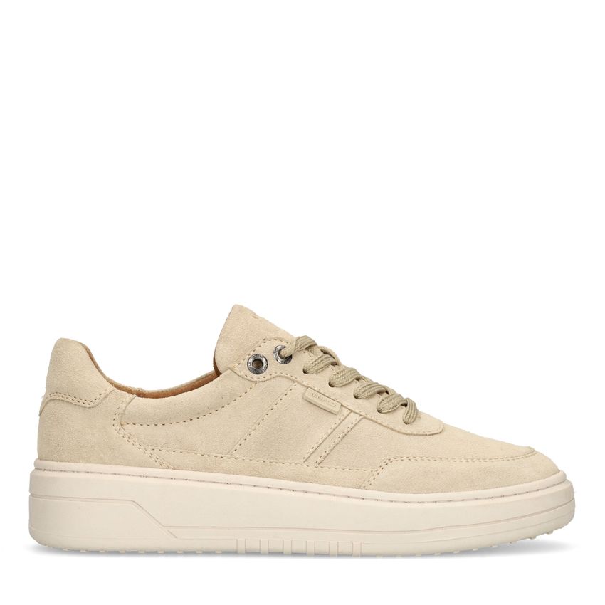 Manfield Beige suède sneakers