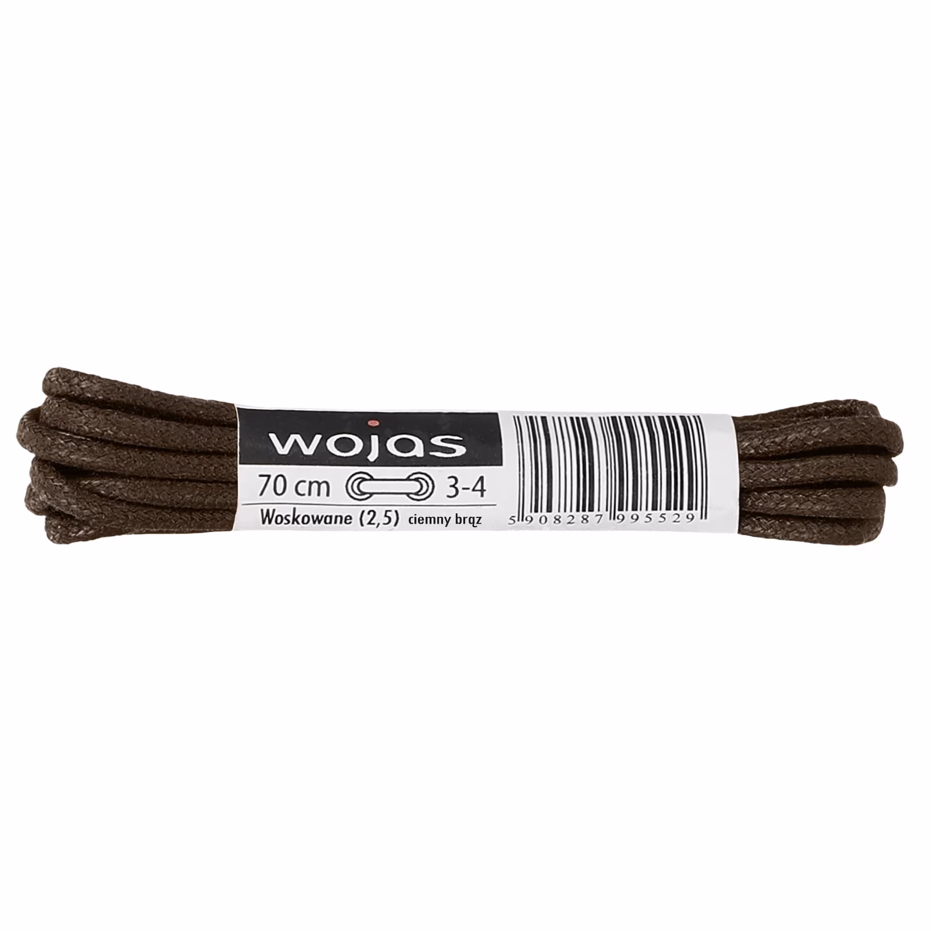 Sznurowadła woskowane c.brąz 70cm 99502-02