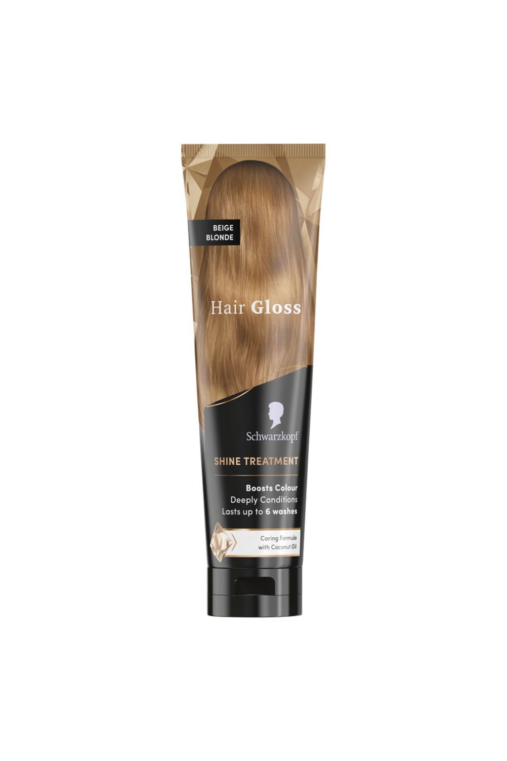 Schwarzkopf Hair Gloss' Shine Treatment Beige Blonde 150ml, 3 Pack
