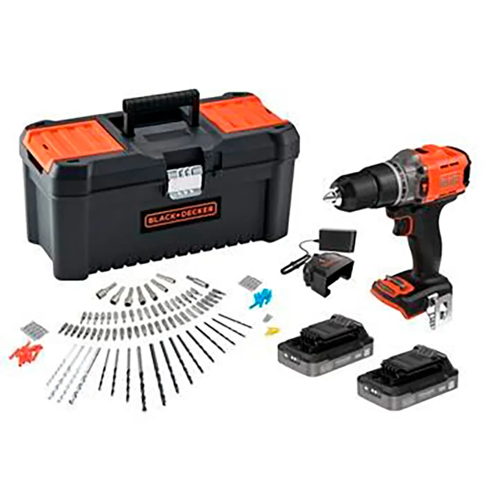 Black & Decker BCD383D2TA Kit 18V drill