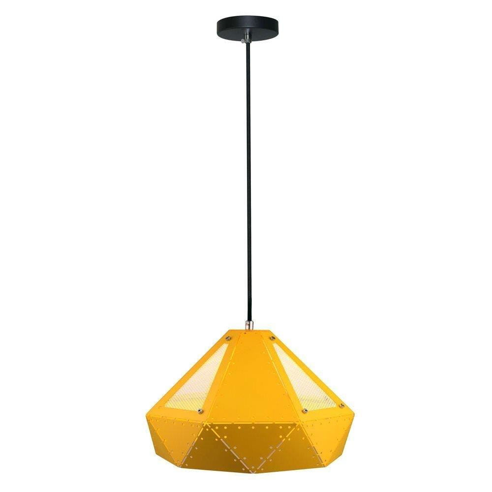 Lampa wisząca żółta VT-7310 1xE27x60W wym: 120x31x31 cm V-TAC