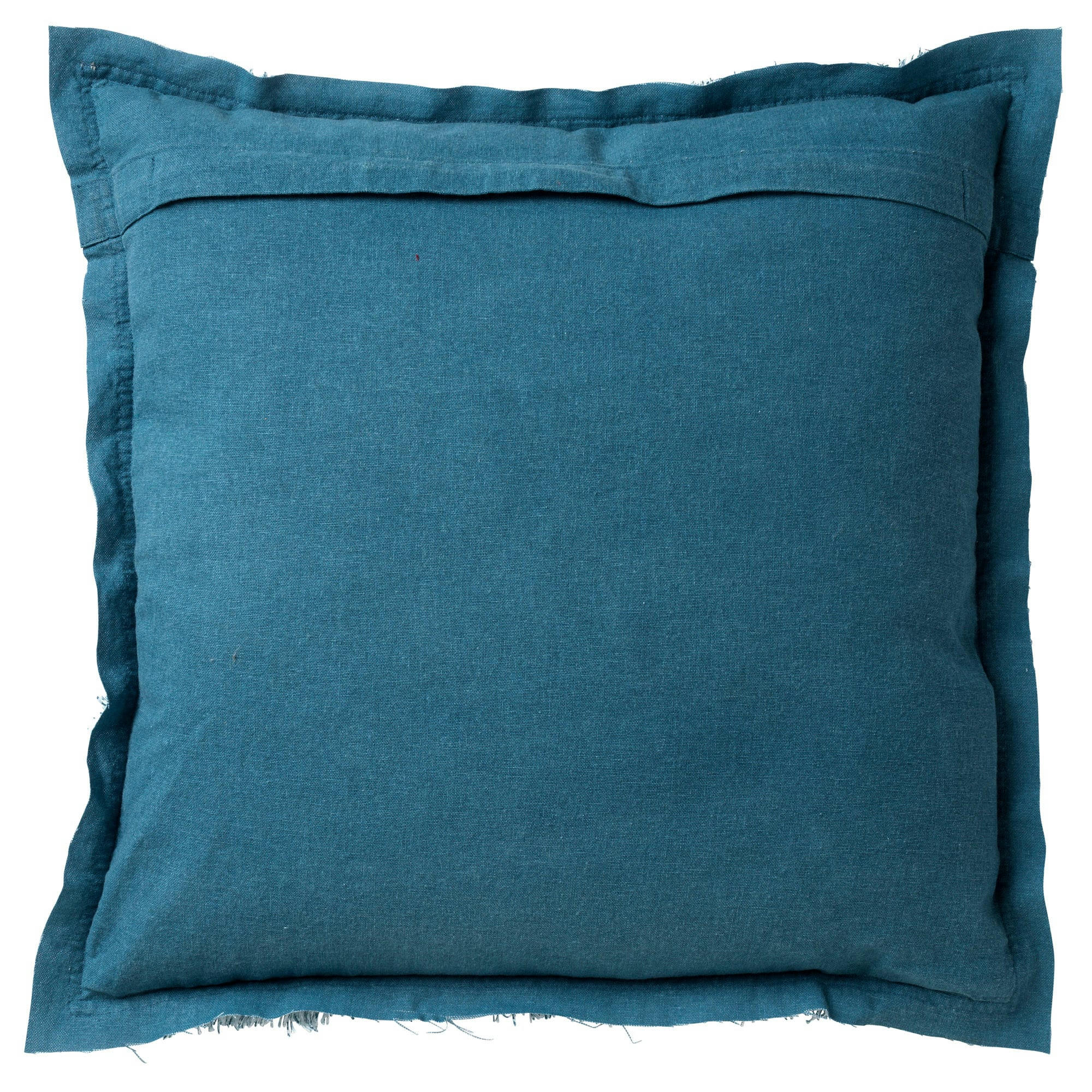 BURTO - Coussin - bleu en coton 45x45 cm uni