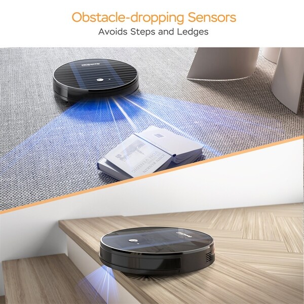 G6 1800Pa Suction Robot Vacuum Cleaner, Wi-Fi Connected Self-Charging
