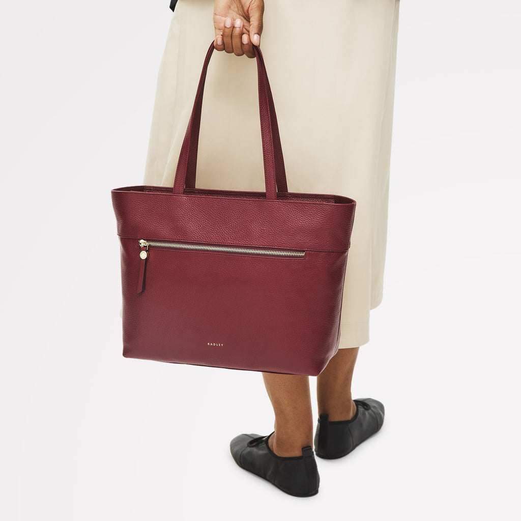 Fountain Road - Medium Ziptop Tote