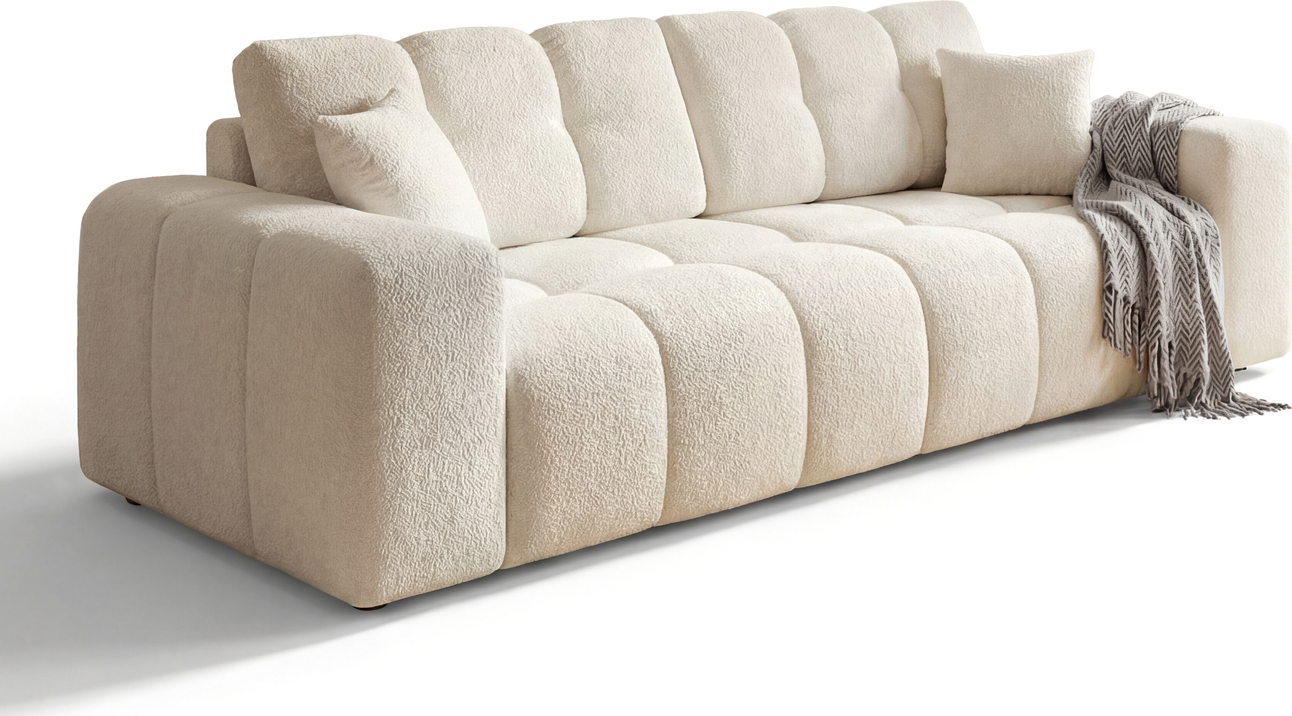 Rozkładana sofa z funkcją spania i pojemnikiem NEBU