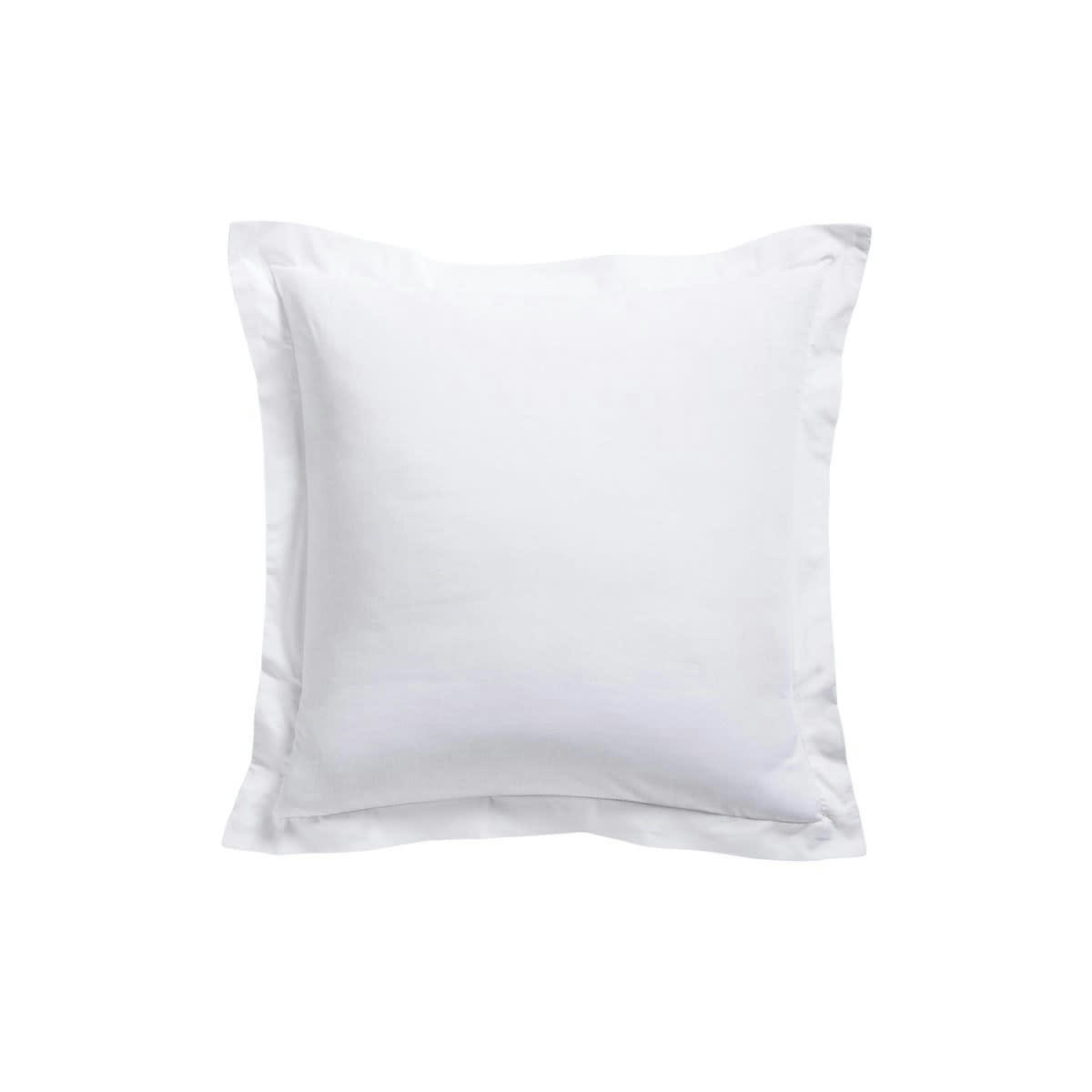 UNI - Taie d'oreiller coton blanc 65x65 cm