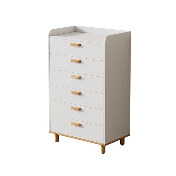 3 Pieces Kids' Bedroom Sets, Full Size Wooden House-shaped Bed with Trundle, Nightstand and 6-Drawer Chest, Kid's Bedroom Set