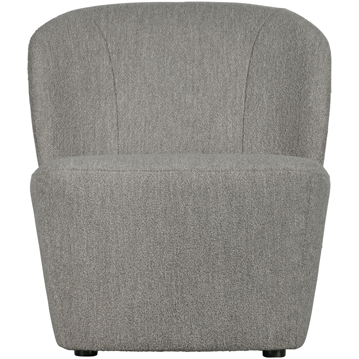 vtwonen fauteuil Lofty - Polyester - Grijs - 75x68x72