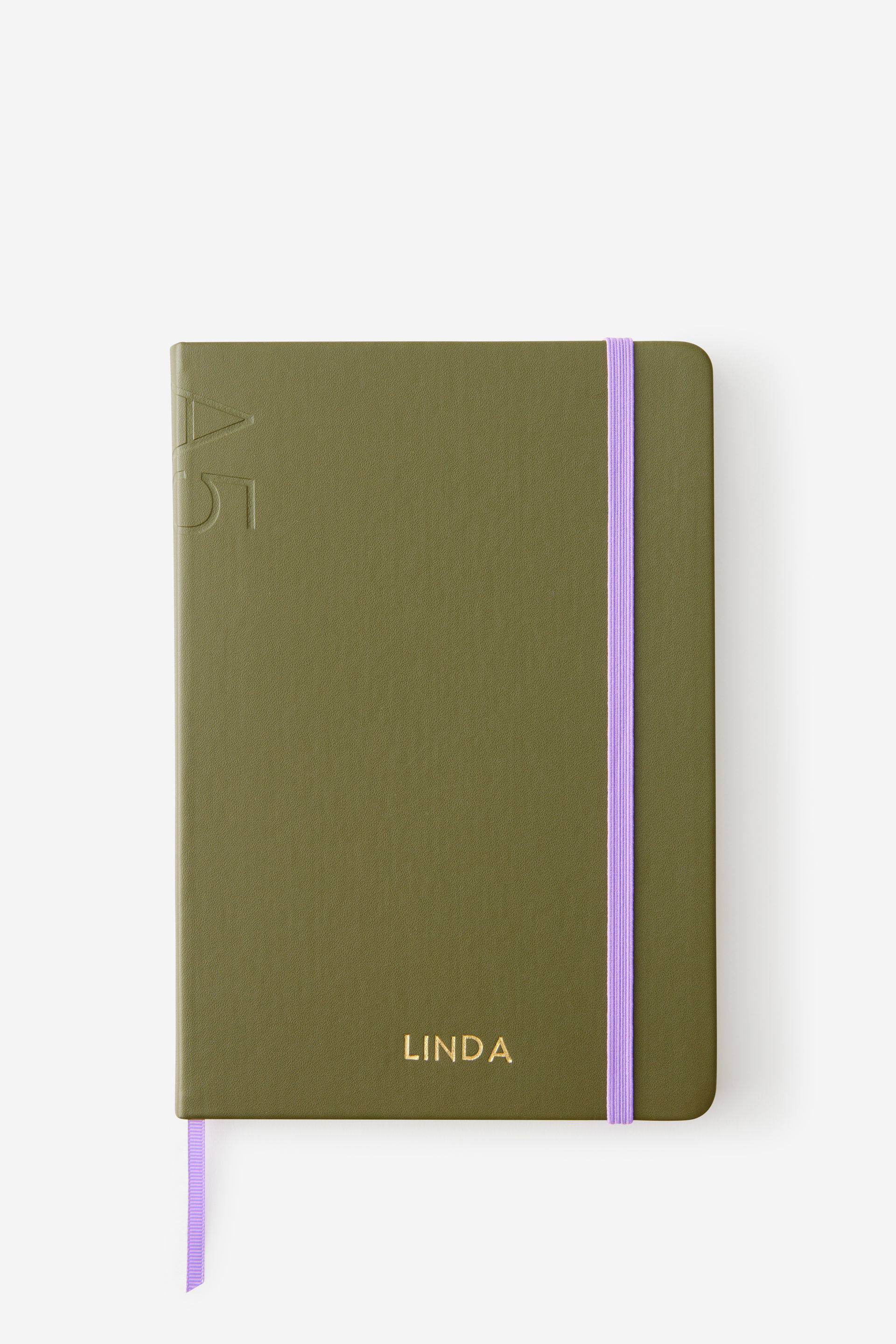 Personalised A5 Hard Lined Notetaker Notebook