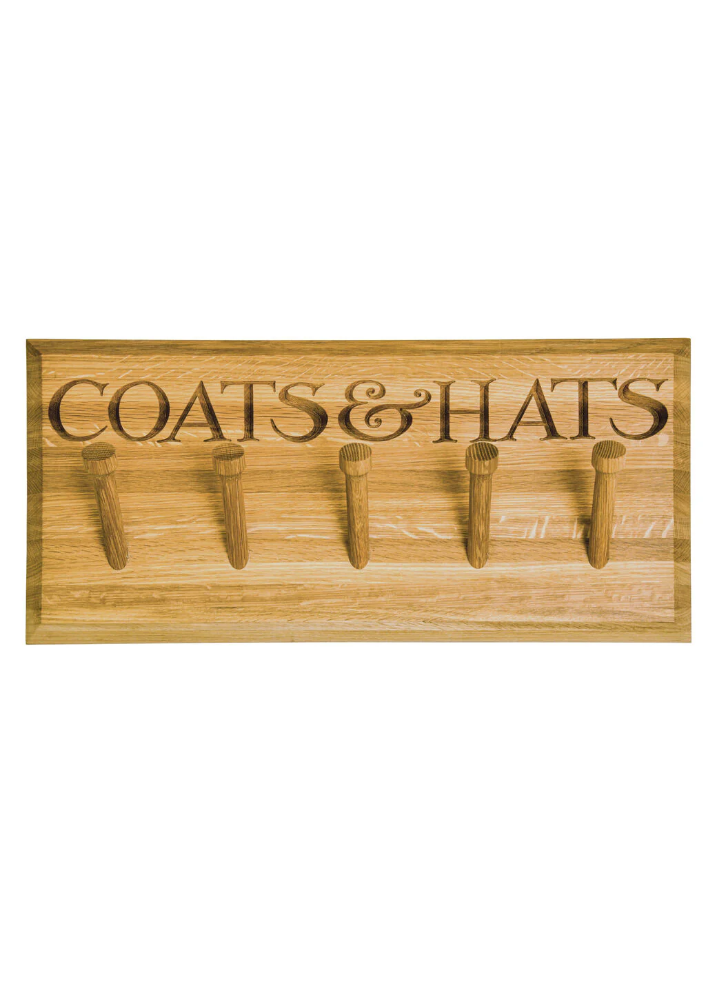 Black Toast Wooden Coat Hook