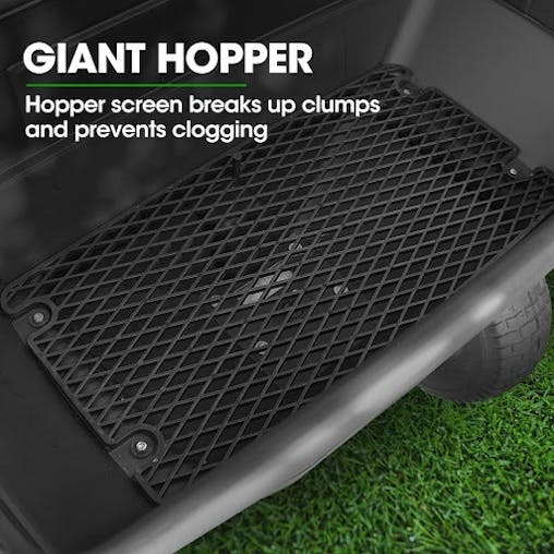 NNEMB Walk Behind Broadcast Spreader 56kg 60L Seed Lawn Fertiliser