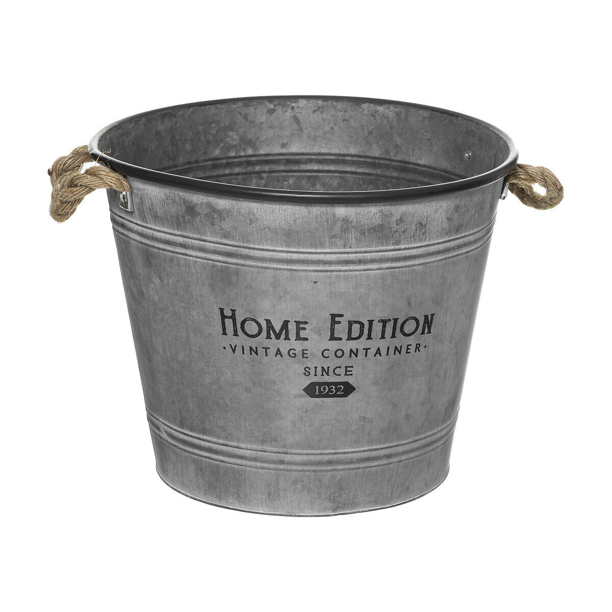 Pot, metal Grey, 37.5 cm