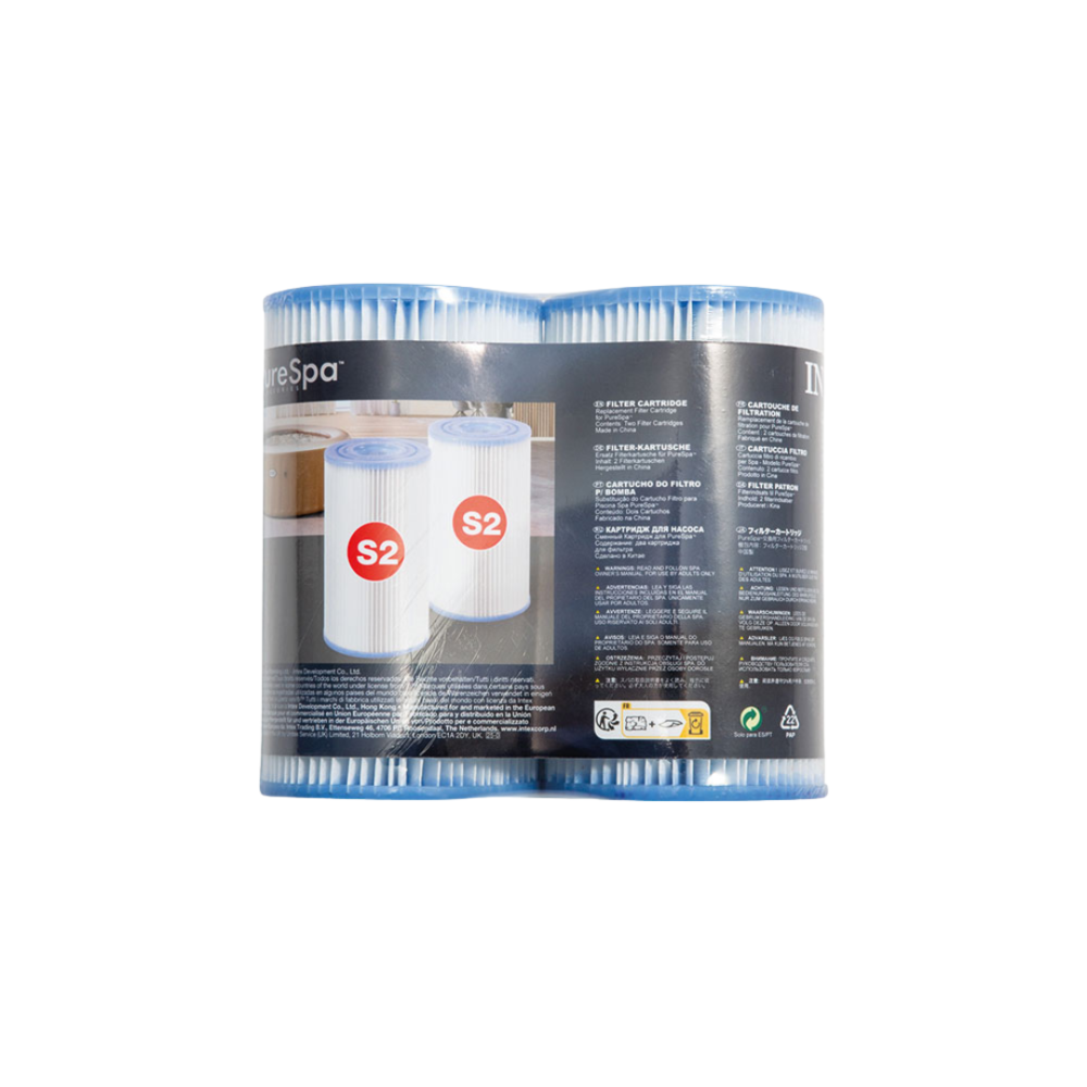 Lot de 2 cartouches S2 pour spa gonflable