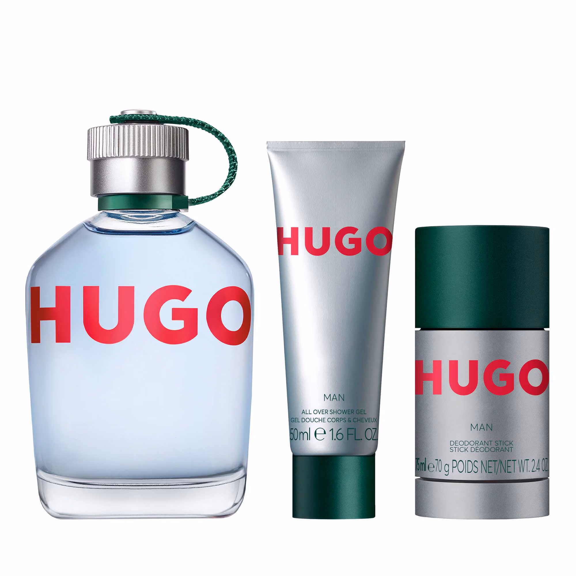 HUGO MANCoffret - eau de toilette + gel douche + déodorant