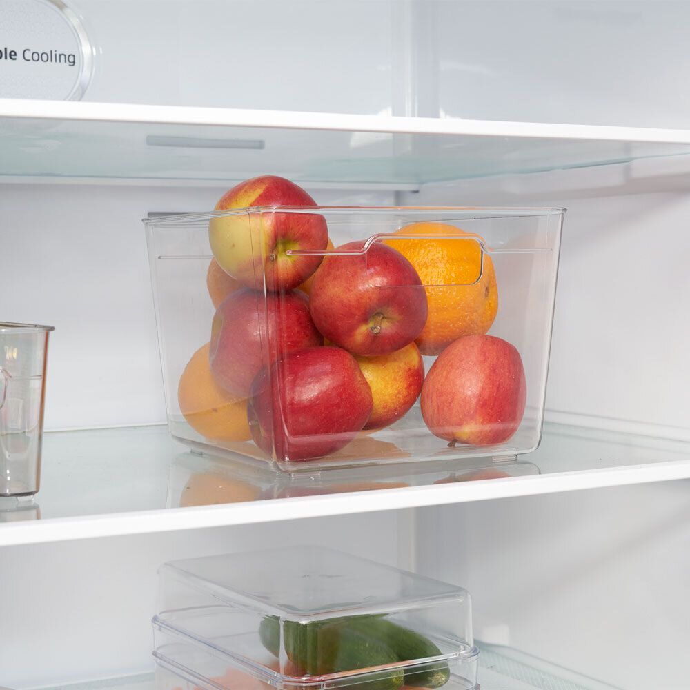 Bac de rangement carré transparent pour frigo 5,5L
