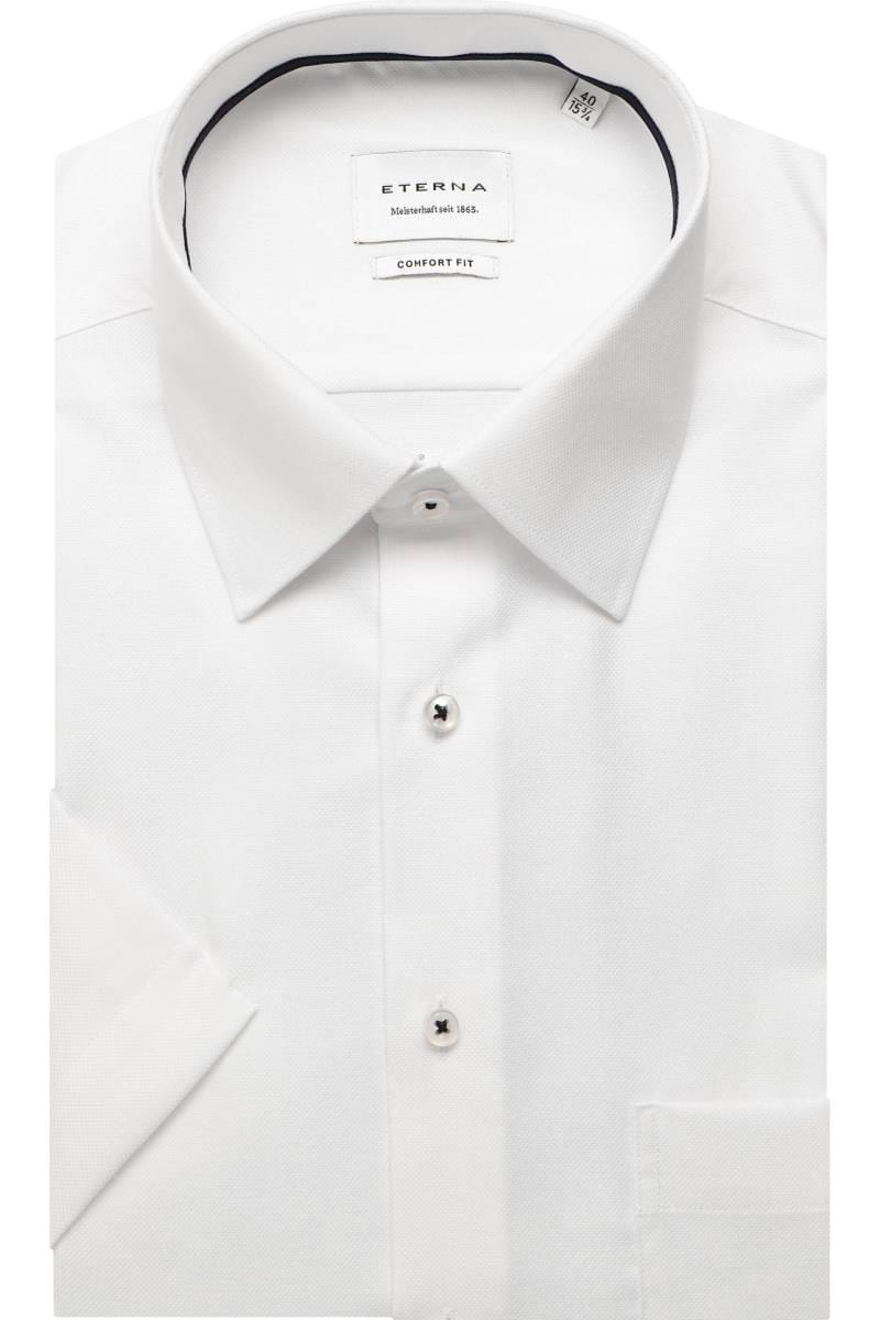 ETERNA Comfort Fit Hemd weiss, Strukturiert