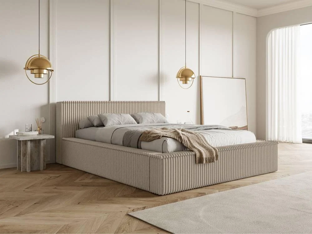 Bedframe Rafe ribstof 180 x 200 cm