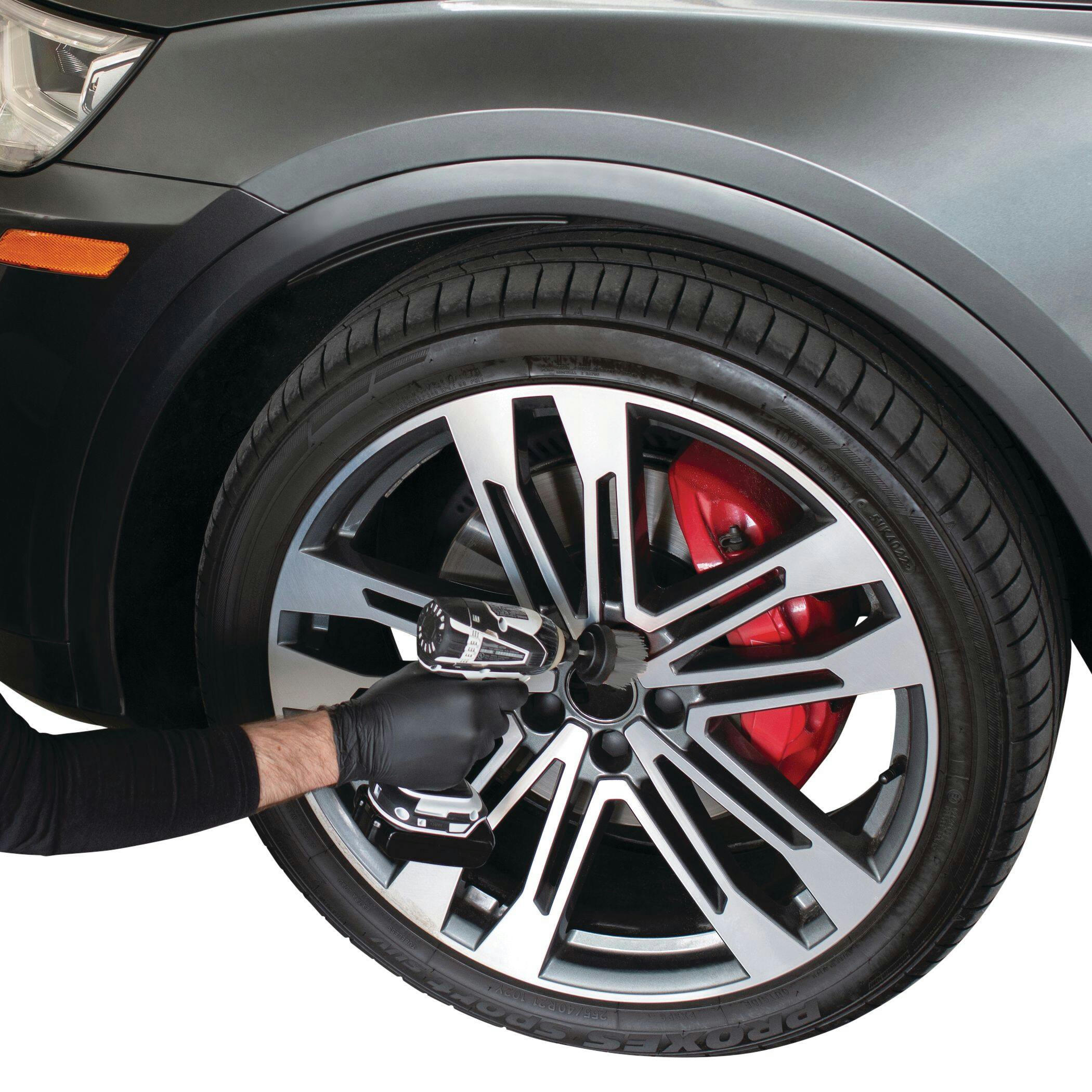 Simoniz Platinum Drill Detailing Brush Accessory Kit, 4-pc