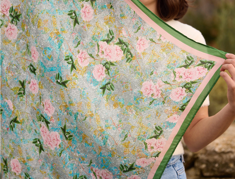 Carré de soieDouceur de coton