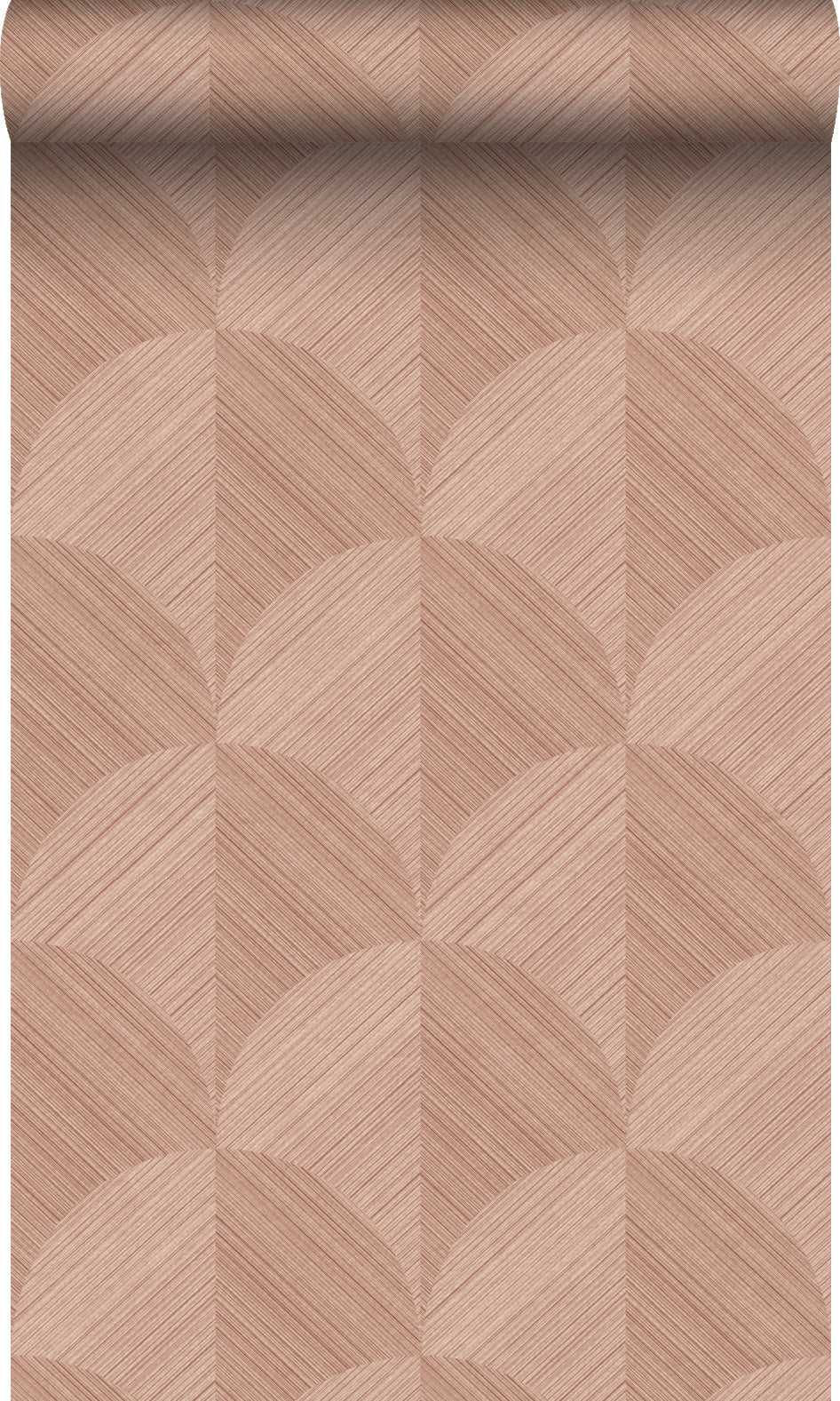 Origin Wallcoverings behang 3D-motief terracotta roze - 53 cm x 10.05 m - 347937