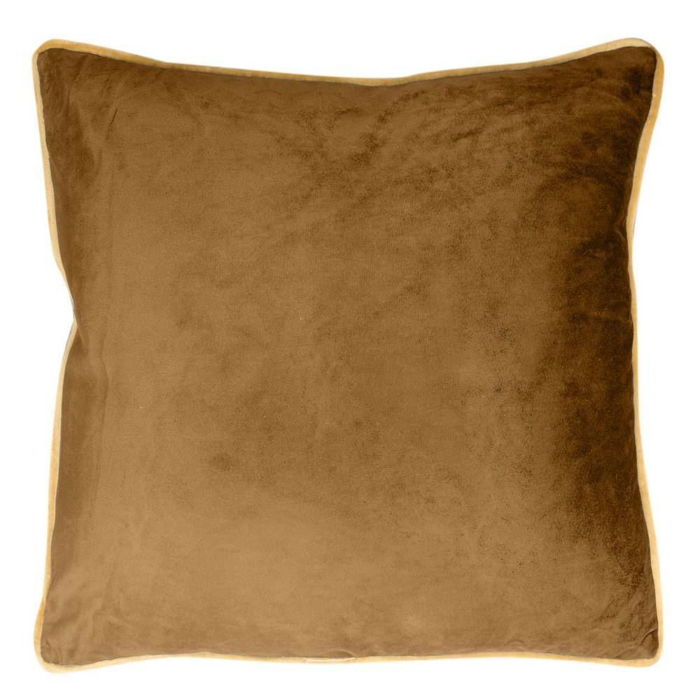 Poszewka 45x45 Butt miodowa złota welurowa