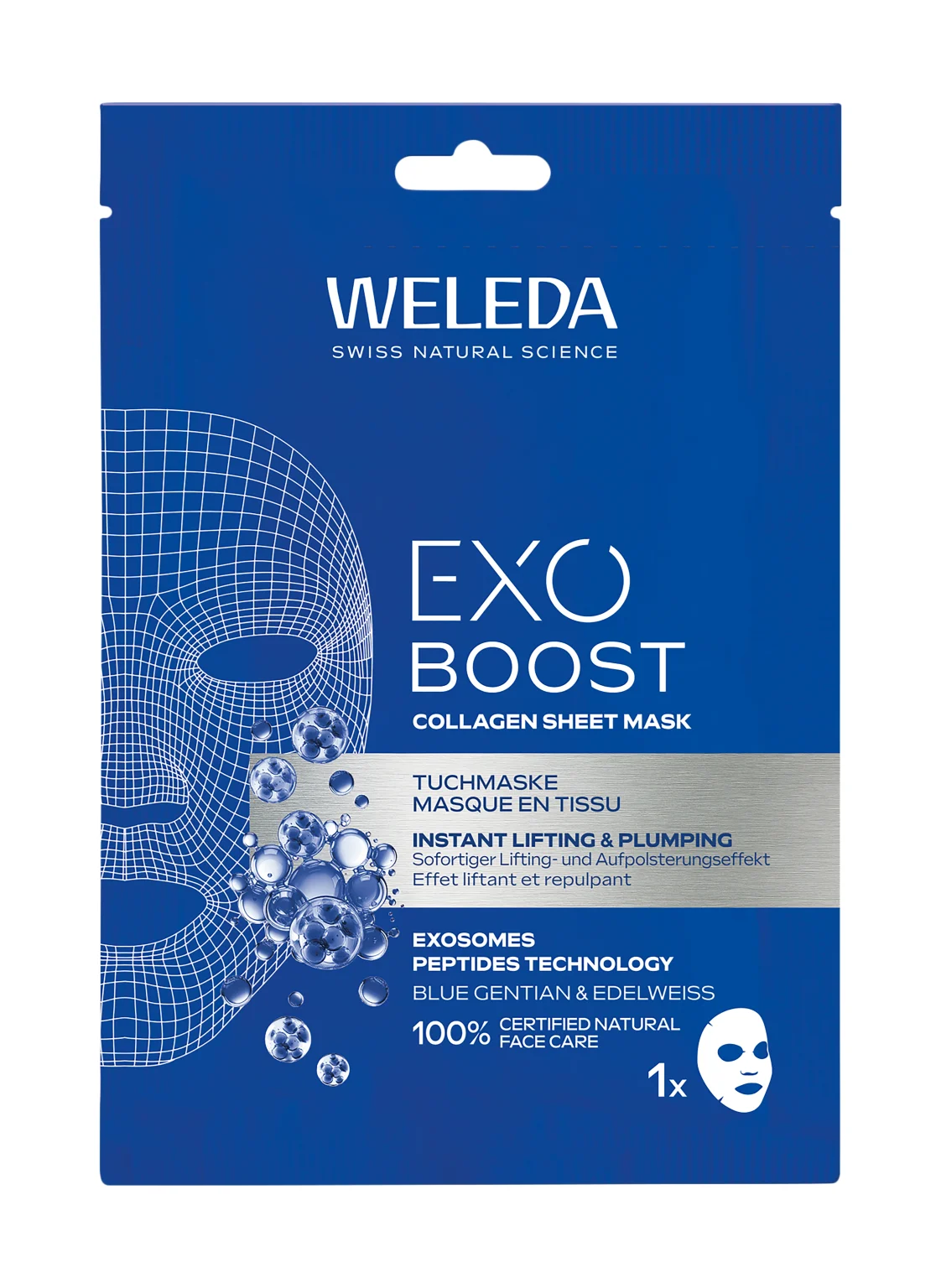 WELEDA EXO BOOST TUCHMAKSE BLAUER ENZIAN & EDELWEISS