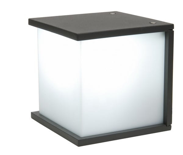 Kinkiet zewnętrzny antracyt BOX CUBE 1xE27x60W IP44 Lutec