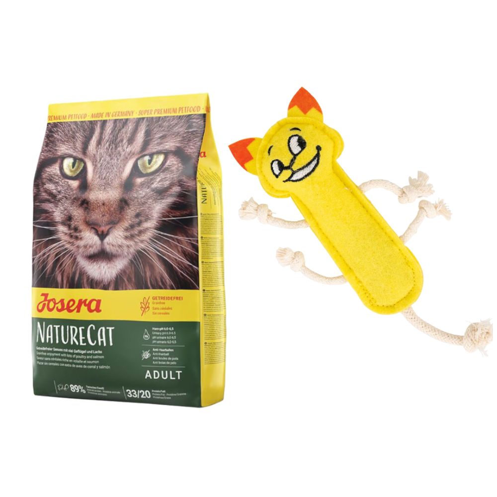 2kg Josera Dry Cat Food + Josera Paula Toy Free! *