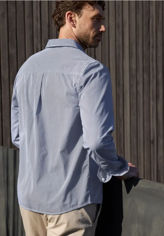 Langarm Hemd in Popeline Qualität