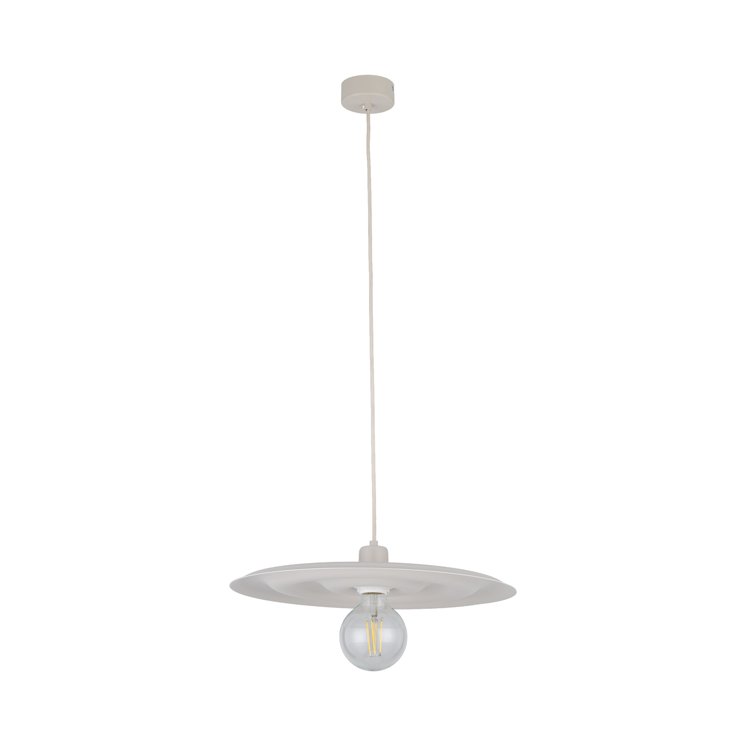 Lampa Wiszaca Tk Lighting Onda Kaszmirowa Tytan L Falowany Okręgi E27
