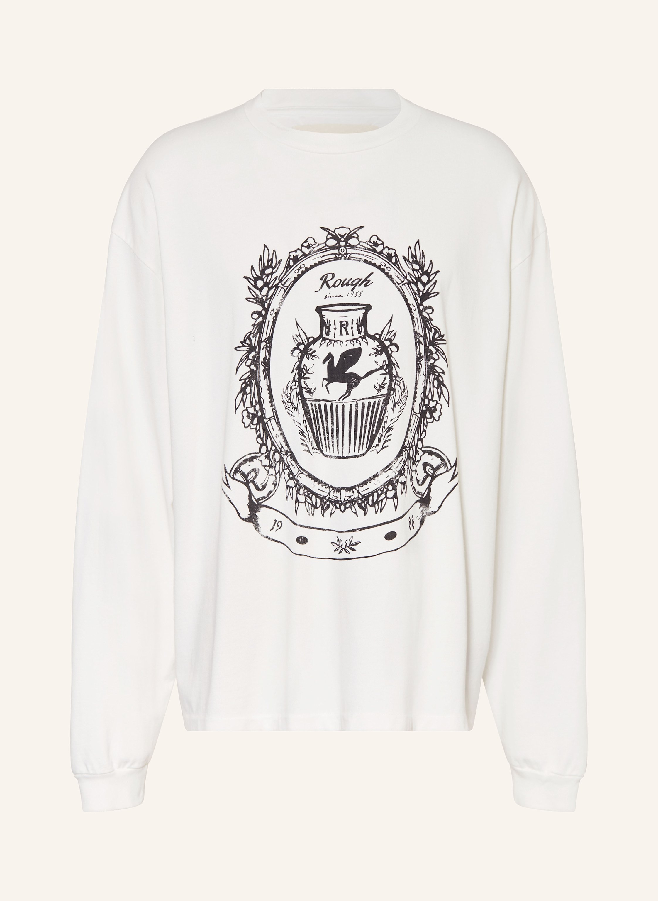 rough. Oversized-Longsleeve FAMILY CREST