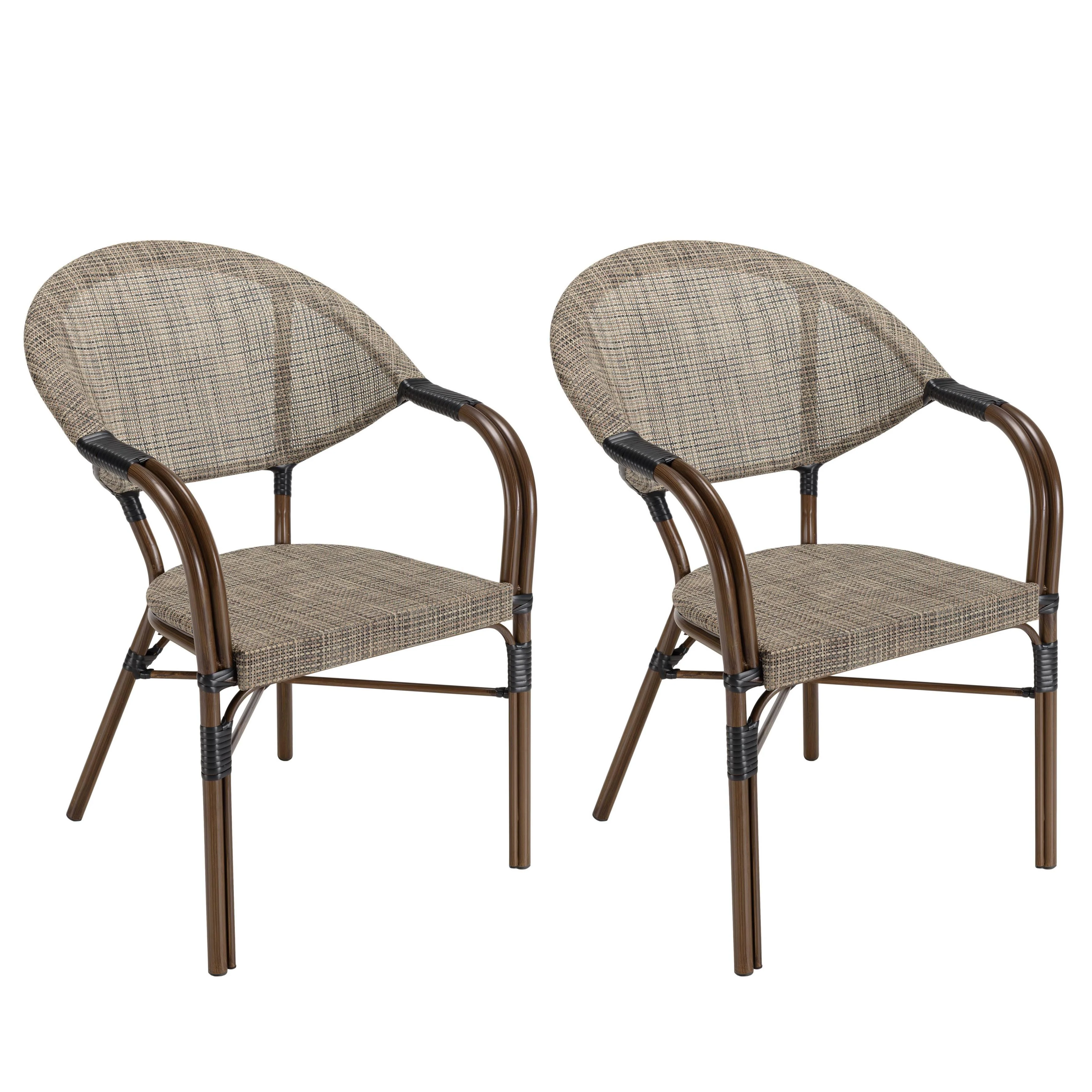 Set van 2 tuinstoelen Vianney