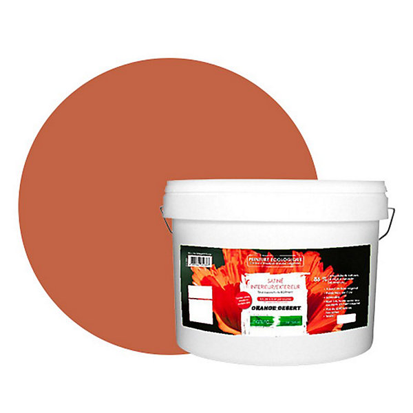 Orange Desert Peinture interieur exterieur aspect satin Natura Orange Desert - 10L