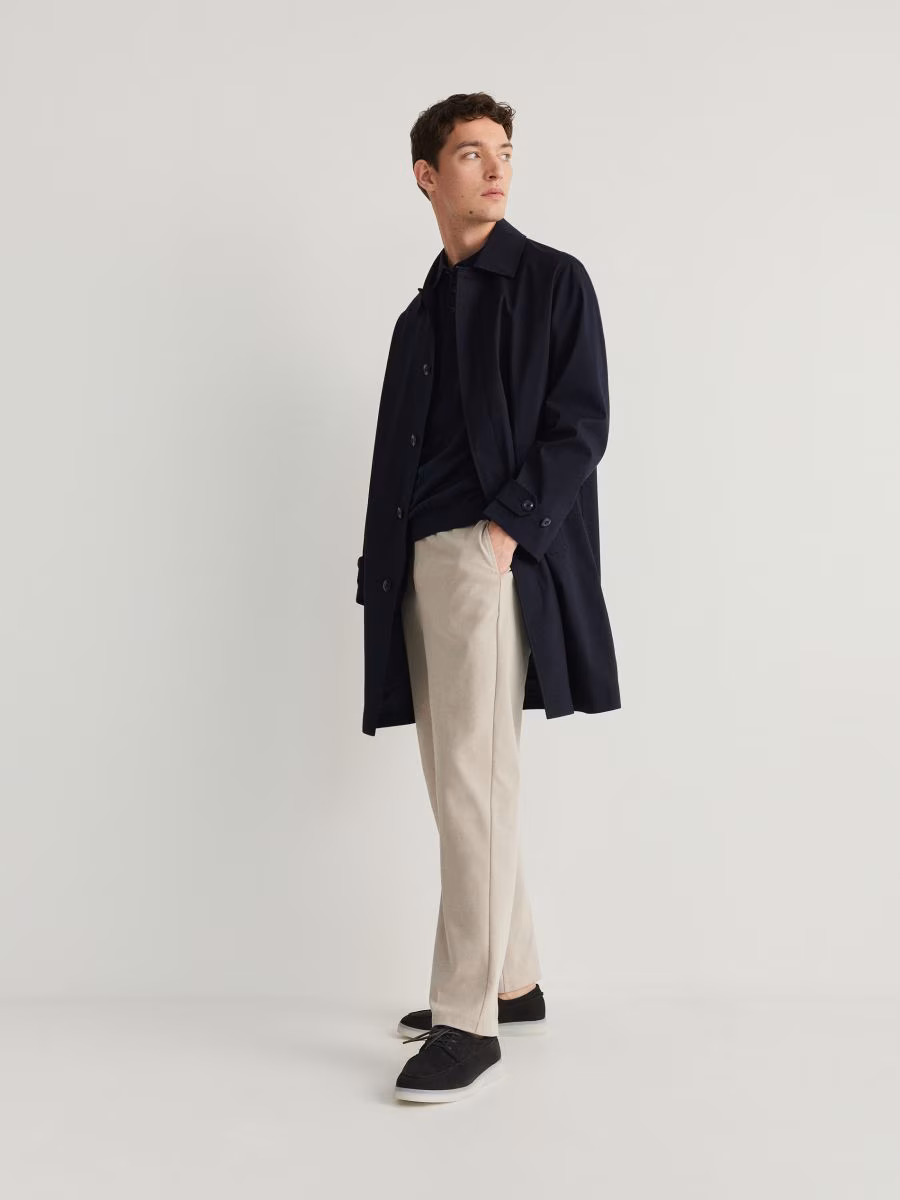 Coat With Viscose Blend