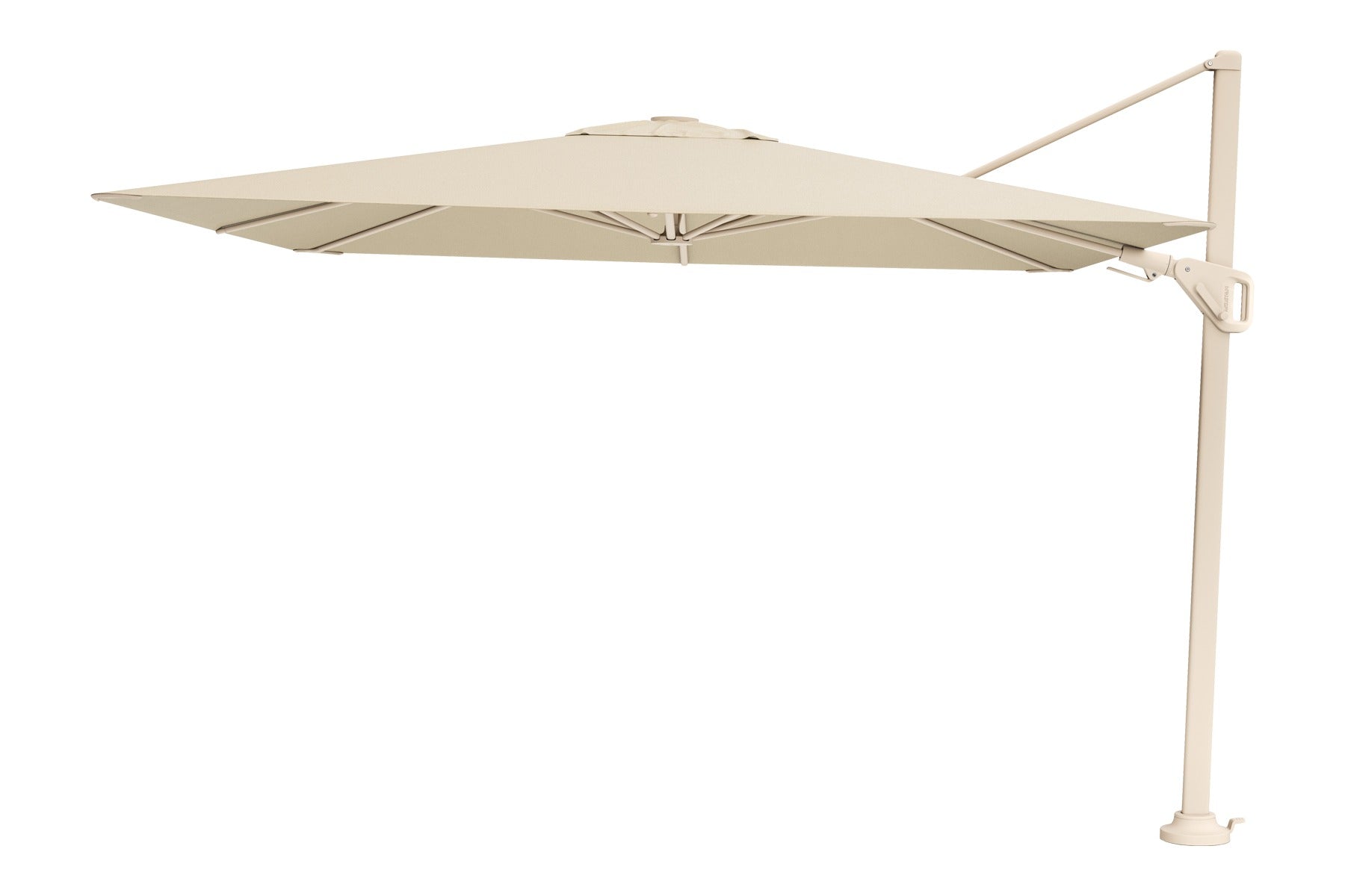 Platinum Nexus T2 zweefparasol Premium 3x3 –Champagne–sandstone frame