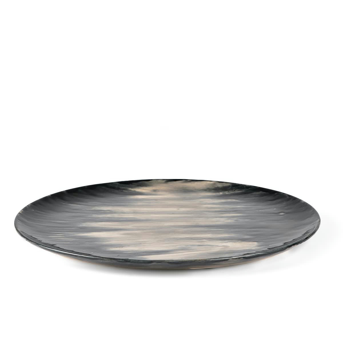 LIVING - Plat en argile noir
