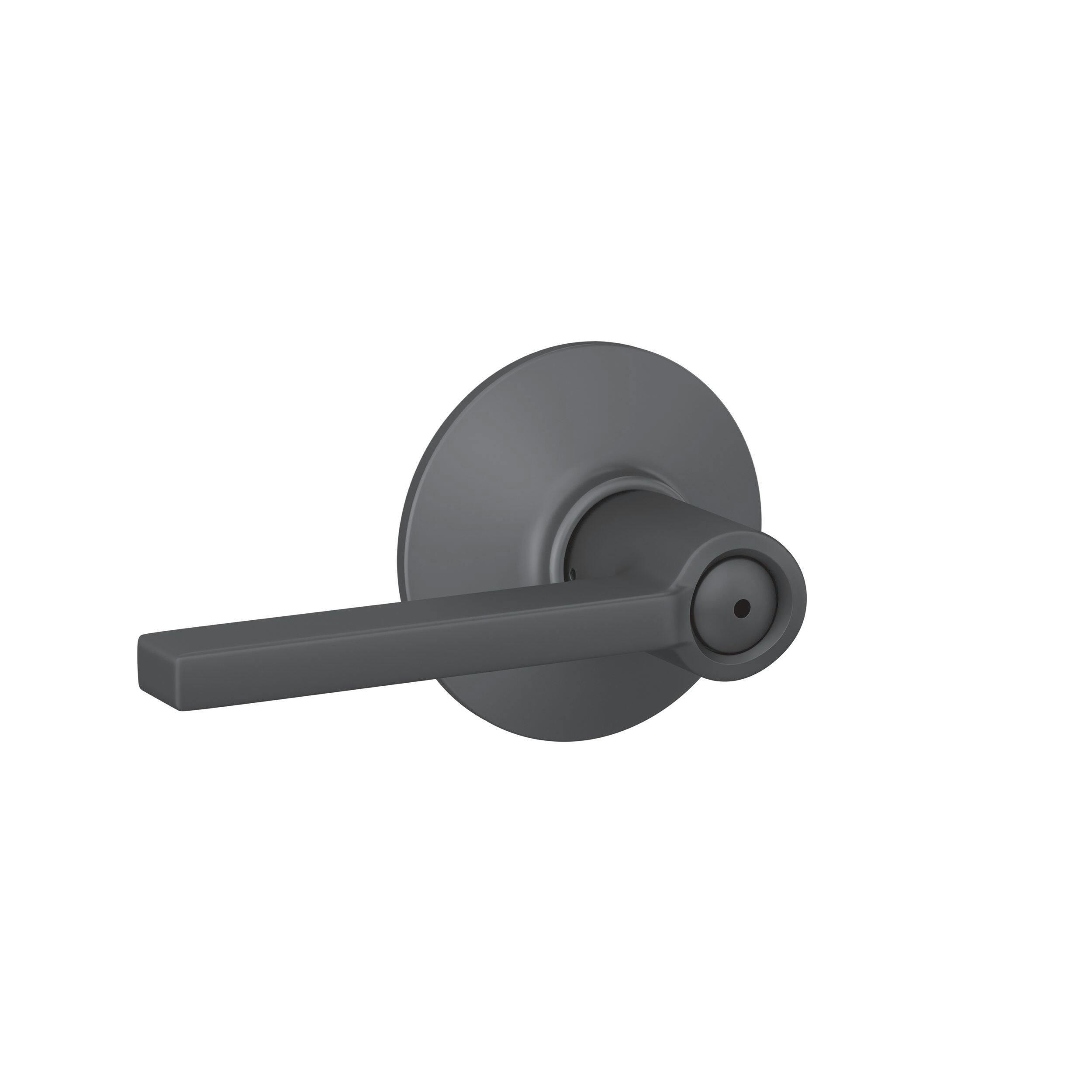 Keyed Entry Latitude Knob, Matte Black