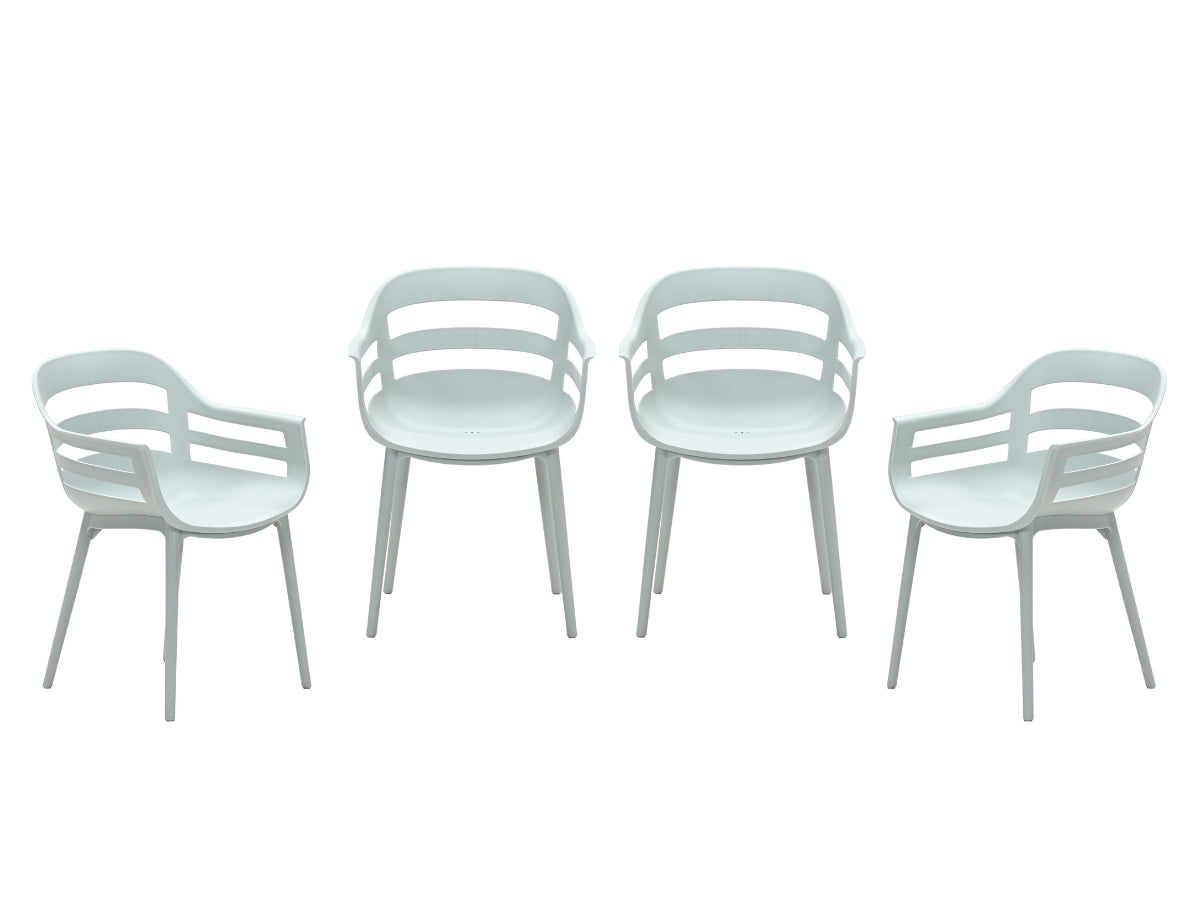 Garden Impressions Ceasar tuinstoelen set van 4 olijf