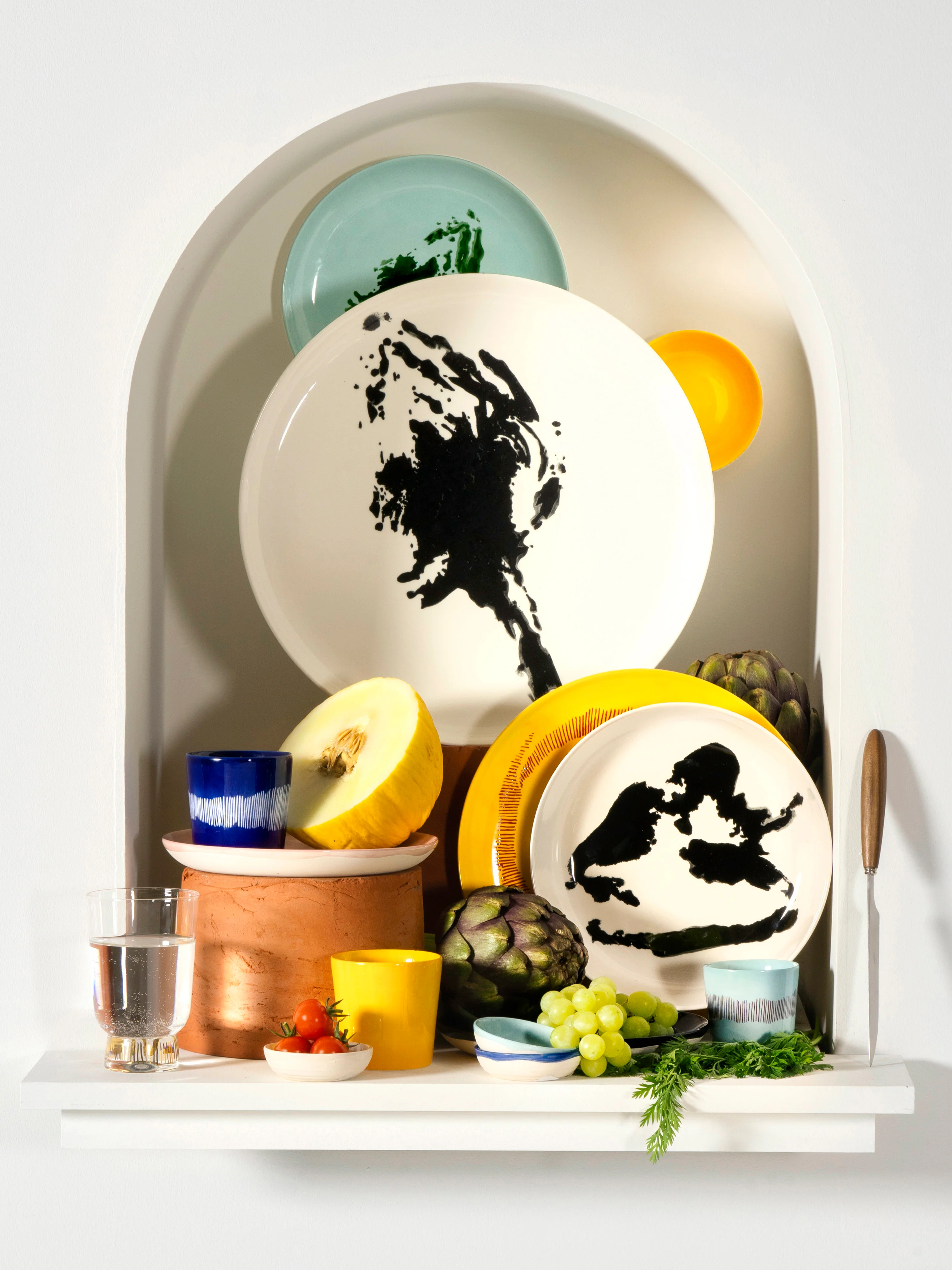 Serax x Yotam Ottolenghi, Espressobecher Feast, 4er-Set