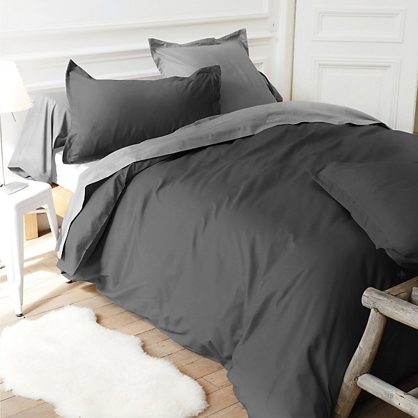 Housse de couette uni 280x240 cm coton ALTO Manhattan