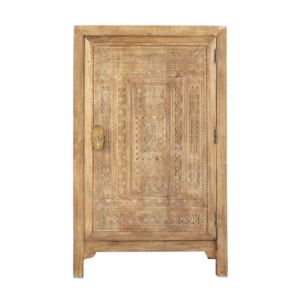 Benares - Armoire en bois de manguier massif