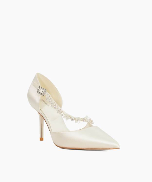 Declaration Ivory - Satin Bridal Court Shoes