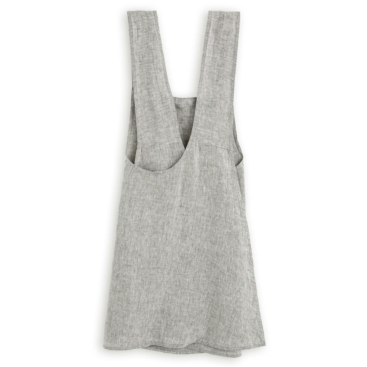 Tablier japonais lin lavé chambray, Victorine