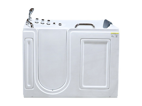 Baignoire balnéo avec porte - 134,5 x 67,3 x 106 cm - 1 place assise - 355 L - BURAM