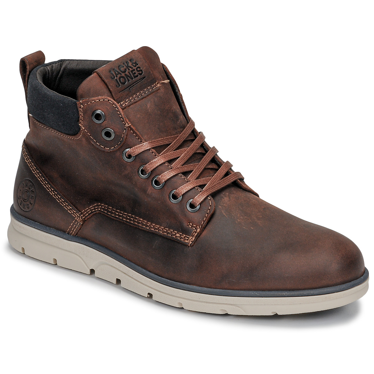 Jack & Jones - JFW TUBAR LEATHER - Brown