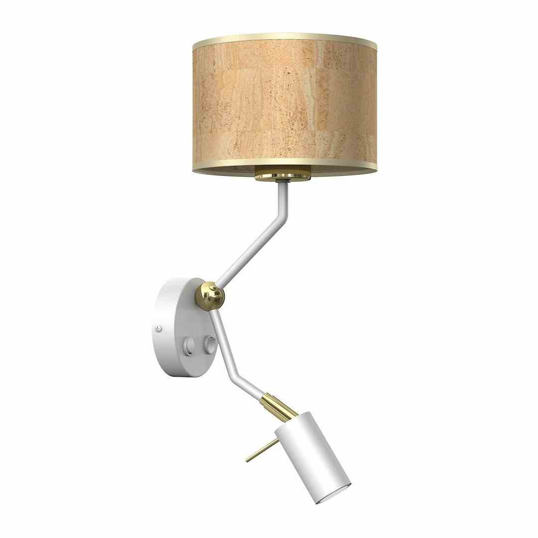 Kinkiet CORK White/Cork 1xE27   Mini GU10