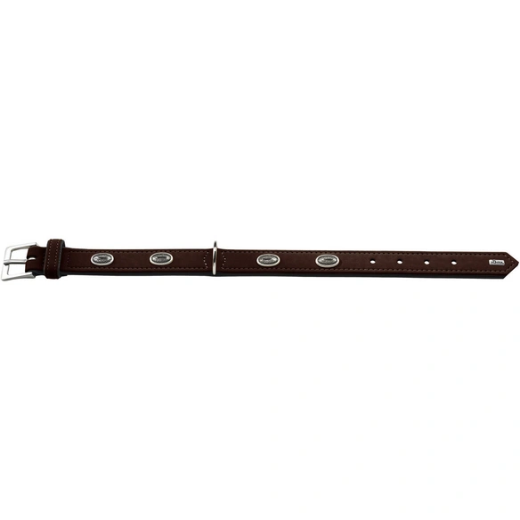 Halsband, Gr. M-L, braun/schwarz